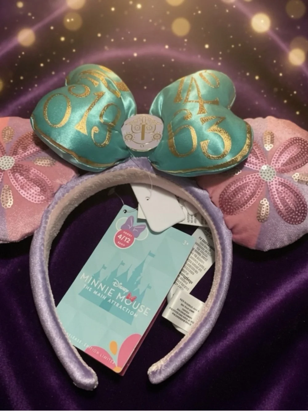 NWT Disney Minnie Mouse Ears The Main Attraction Series #4/12 It’s A Sma…